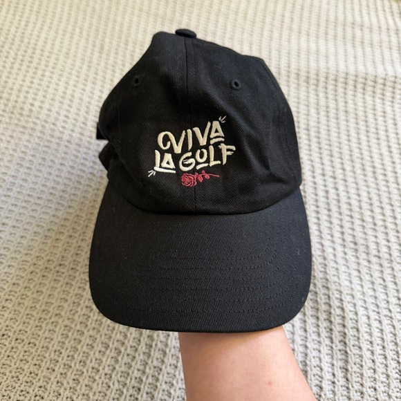 adidas Accessories - Adidas Viva La Golf Black Embroidered Baseball Cap Hat Adjustable Women OSFW